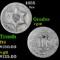 1855 Three Cent Silver 3cs Grades vg+
