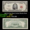 1963 $5 Red Seal United States Note Grades xf+