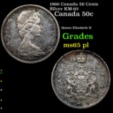 1966 Canada 50 Cents Silver KM-63 Grades GEM Unc PL