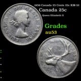 1959 Canada 25 Cents 25c KM-52 Grades Select AU