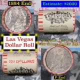 ***Auction Highlight*** Full Morgan/Peace Casino Las Vegas Stardust silver $1 roll $20, 1884 & P end
