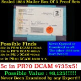 Original sealed box 5- 1984 United States Mint Proof Sets