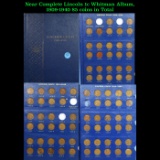 ***Auction Highlight*** Near Complete Lincoln 1c Whitman Album, 1909-1940 85 coins in Total (fc)