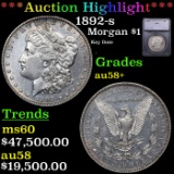 ***Auction Highlight*** 1892-s Morgan Dollar $1 Graded au58+ BY SEGS (fc)