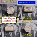 ***Auction Highlight*** Old Casino 50c Roll $10 Halves Las Vegas Casino Stardust 1934 Walker & P Fra