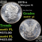 1878-s Morgan Dollar $1 Grades Choice Unc+ PL