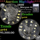 Proof ***Auction Highlight*** 1899 Morgan Dollar $1 Graded pr64 By SEGS (fc)
