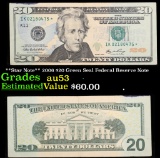 **Star Note** 2006 $20 Green Seal Federal Reserve Note Grades Select AU
