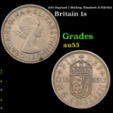 1955 England 1 Shilling, Elizabeth II KM-904 Grades Select AU