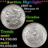 1897-o Morgan Dollar $1 Graded Select Unc BY USCG