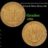 1957 French West Africa (Togo) 10 Francs KM-8 Grades vf++