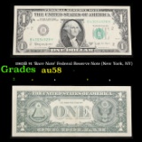 1963B $1 'Barr Note' Federal Reserve Note (New York, NY) Grades Choice AU/BU Slider