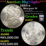 ***Auction Highlight*** 1883-s Morgan Dollar $1 Graded ms65+ By SEGS (fc)