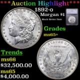 ***Auction Highlight*** 1892-o Morgan Dollar $1 Graded ms65+ BY SEGS (fc)