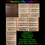 ***Auction Highlight*** Complete Jefferson 5c Dansco Book, 1938-2016 175 coins in Total. Including T