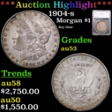 ***Auction Highlight*** 1904-s Morgan Dollar $1 Graded au53 By SEGS (fc)