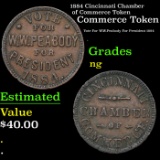 1884 Cincinnati Chamber of Commerce Token So-Called-Dollar $1 Grades NG