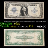 1923 $1 Large Size Blue Seal Silver Certificate, Fr-237, Sig. Speelman & White Grades vf, very fine