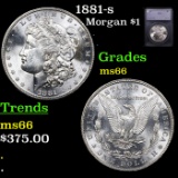 1881-s Morgan Dollar $1 Graded ms66 BY SEGS