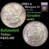 ***Auction Highlight*** 1881-s Morgan Dollar $1 Graded ms65 BY SEGS (fc)
