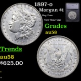 1897-o Morgan Dollar $1 Graded au58 BY SEGS