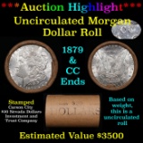 ***Auction Highlight*** 1879 & CC Uncirculated Morgan Dollar Shotgun Roll (fc)