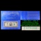 **Star Note** 1995 $2 Federal Reserve Note, Uncirculated 2002 BEP Folio Issue Grades Gem CU