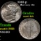 1943-p Mercury Dime 10c Grades Select Unc FSB