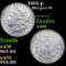 1885-p Morgan Dollar $1 Grades Choice AU/BU Slider