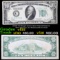 1928B $10 Bright Green Seal Federal Reserve Note (Chicago, IL) Redeemable In Gold Grades vf+