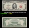 1963 $5 Red Seal United States Note Grades vf+