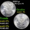 1882-p Morgan Dollar $1 Grades Select Unc+ PL