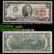 1976 $2 Federal Reserve Note 1st Day of Issue, with Stamp Grades Gem CU