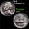 Proof 1964 Jefferson Nickel 5c Grades GEM++ Proof