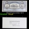 Proof 1895 $10 Hawaii Silver Certificate - Obverse BEP Intaglio Souvenir Card SO-57, ANA '87 Grades