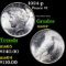 1924-p Peace Dollar $1 Grades Choice+ Unc