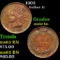 1902 Indian Cent 1c Grades Select Unc BN