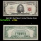 1963 $5 Red Seal United States Note Grades vf+