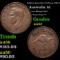 1939(m) Australia 1/2 Penny KM-41 Grades Select AU