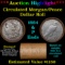 ***Auction Highlight*** Shotgun 1884 & 'P' Ends Mixed Morgan/Peace Silver dollar roll, 20 coin Carso
