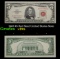 1963 $5 Red Seal United States Note Grades vf+