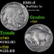 1918-d Buffalo Nickel 5c Grades vf+