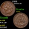 1889 Indian Cent 1c Grades Select AU