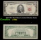 1963 $5 Red Seal United States Note Grades vf+