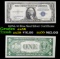 1935A $1 Blue Seal Silver Certificate Grades Choice AU/BU Slider