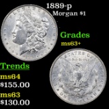 1889-p Morgan Dollar $1 Grades Select+ Unc