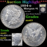 ***Auction Highlight*** 1894-o Morgan Dollar $1 Graded Select Unc BY USCG (fc)