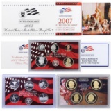 2007 United States Mint Silver Proof Set - 14 Piece set, about 1 1/2 ounces of pure silver