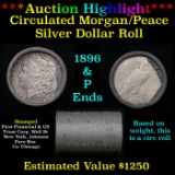 ***Auction Highlight***  First Financial Shotgun 1896 & 'p' Ends Mixed Morgan/Peace Silver dollar ro