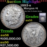 ***Auction Highlight*** 1893-s Morgan Dollar $1 Graded au53 BY SEGS (fc)